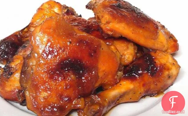 Ali di pollo caramellate