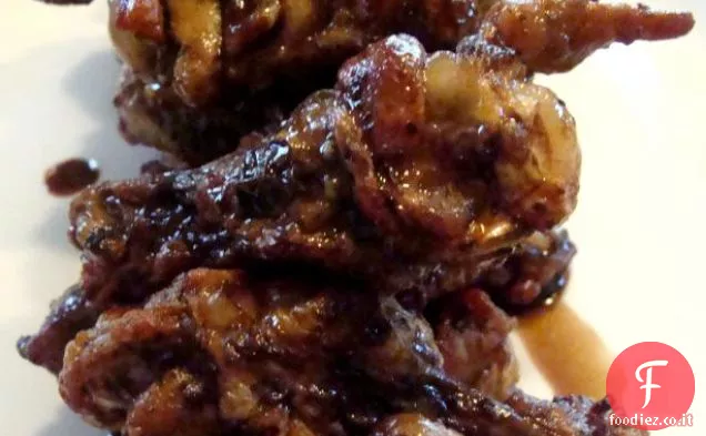 Cosce di pollo al forno caramellate / Ali