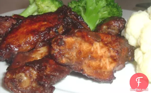 Ali di pollo Teriyaki (Oamc)