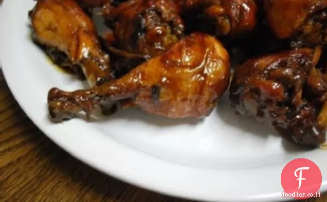 Ali di pollo al lime, albicocca e salsa di soia