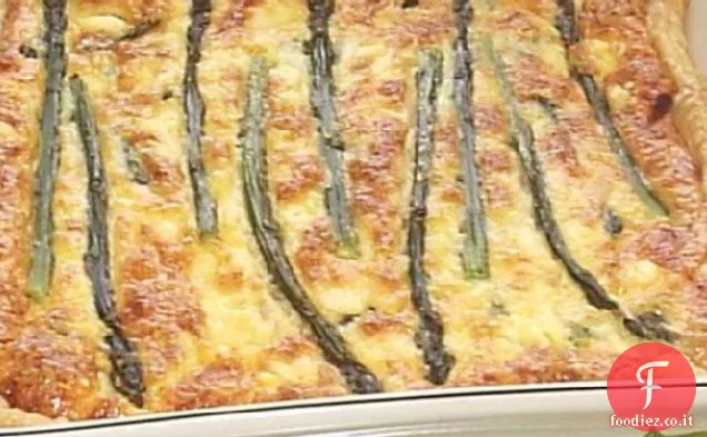 Gratin di uova e asparagi al forno