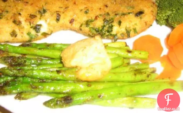 Asparagi alla griglia con Burro alla griglia-the Neelys