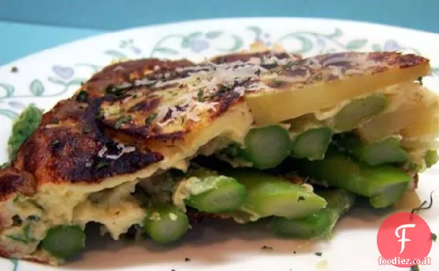Frittata di asparagi e patate