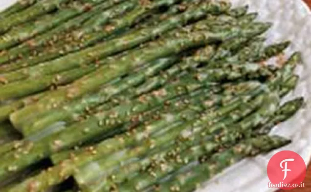 Asparagi con Burro di Sesamo