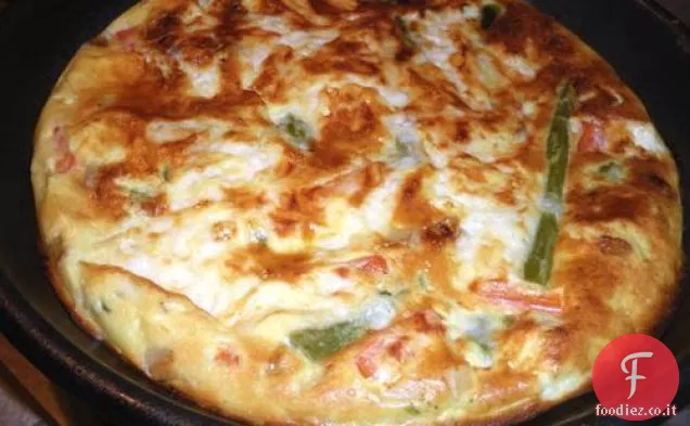 Frittata di asparagi a basso contenuto di carboidrati