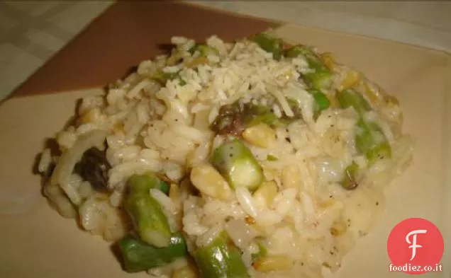 Risotto agli Asparagi con Pinoli