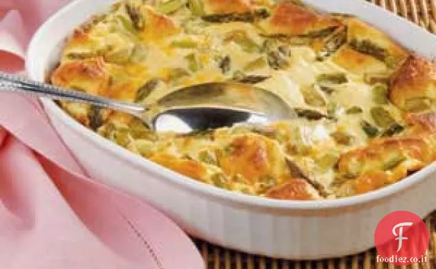 Più leggero alla griglia Svizzero, Prosciutto e asparagi Sannie