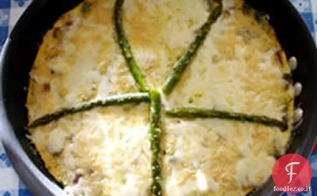 Frittata di asparagi e Funghi