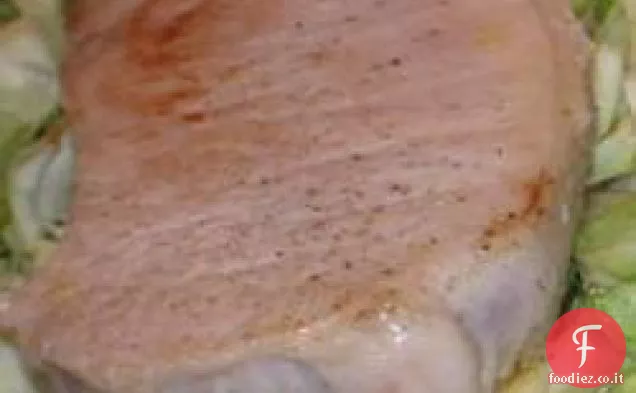 Lombo di maiale e cavolo