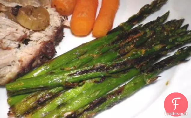 Asparagi alla griglia con Limone e Aglio