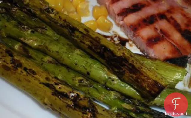 Asparagi Arrostiti con Burro Balsamico Rosolato-Sano Low-Cal