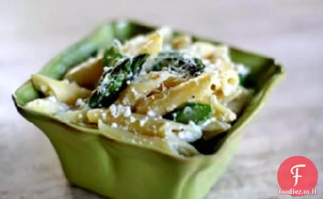 Penne con Ricotta e Asparagi