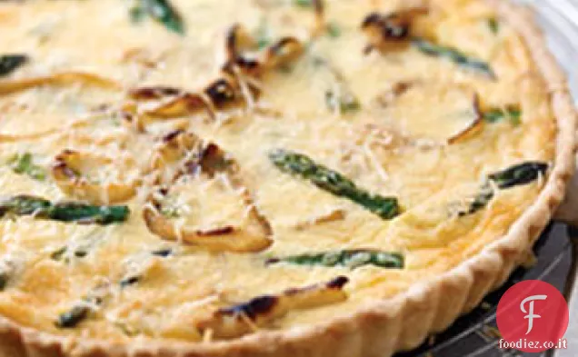 Crostata di asparagi e Parmigiano