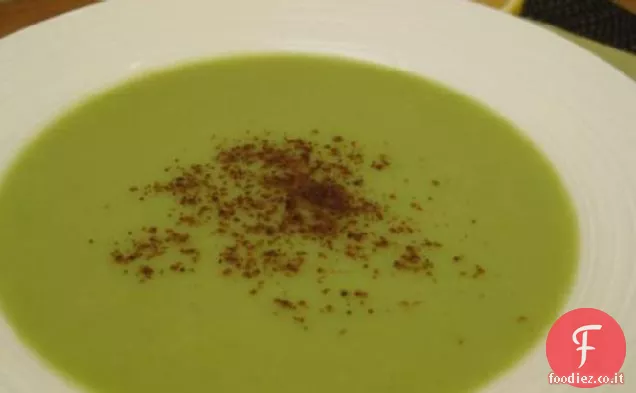 Zuppa di asparagi al limone vegan