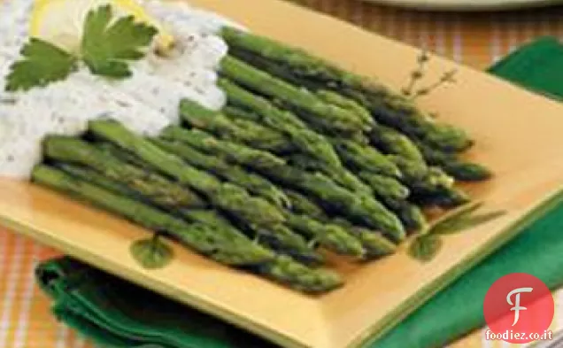 Asparagi con salsa di panna