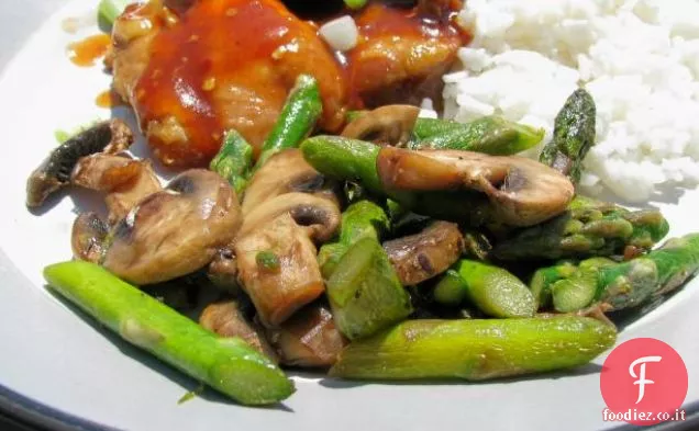 Pollo Asparagi Insalata di pasta