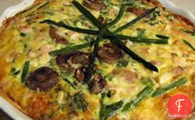 Quiche di pollo asparagi