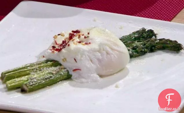 Asparagi Arrosto con Uovo in camicia e Parmigiano-Reggiano