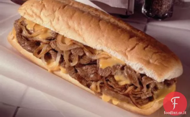 Panini alla bistecca dell'amante dell'aglio