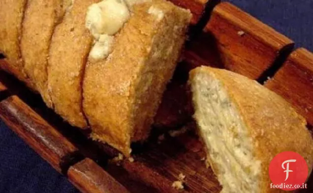 Formaggio blu Pane all'aglio