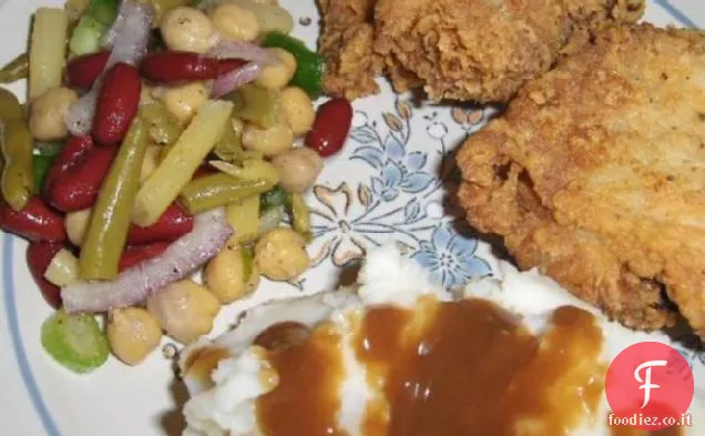 Purè di patate all'aglio dorato