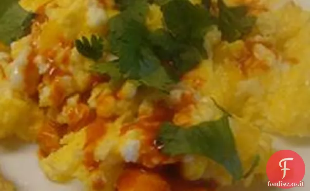 Aglio-Coriandolo Uova strapazzate