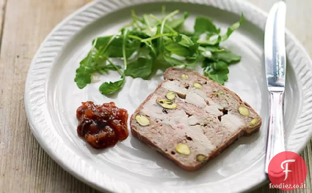 Ricetta Terrina di Pollo, maiale e Pistacchio