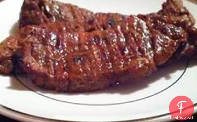 Strisce di controfiletto piccante