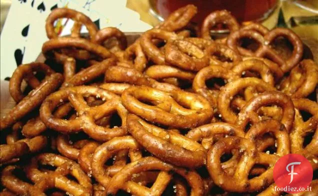 Pane piatto di birra croccante