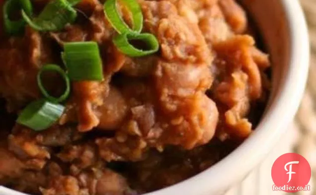 Fagioli fritti senza il Refry
