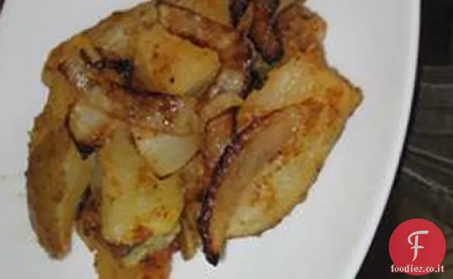 Patate brillanti con Paprika e cipolle caramellate