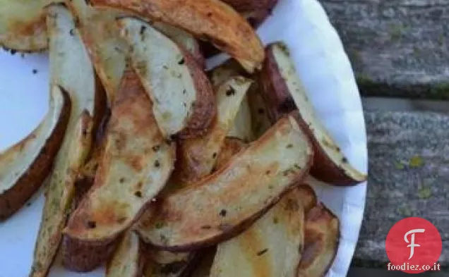 Forno Spicchi di patate freschi e stagionati