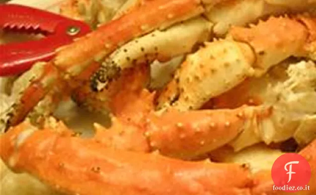 Gambe di granchio al vapore di citronella
