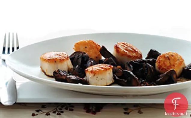 Capesante di mare con Funghi e Sherry