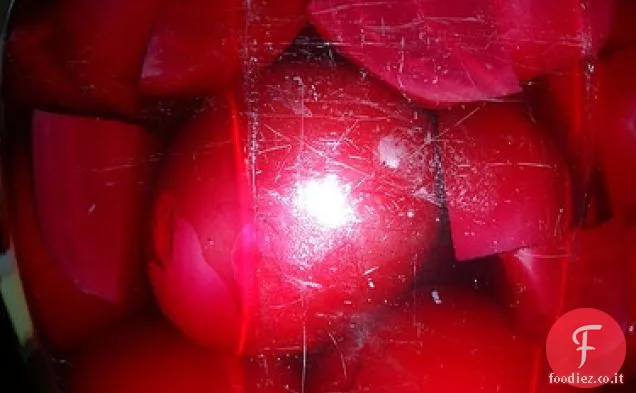 Torshi Arnabeet Wa Koromb (cavolfiore in salamoia e cavolo viola)