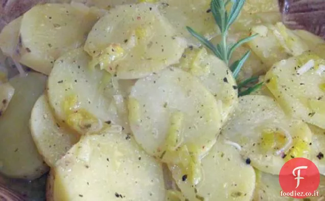 Patate con Porri e Rosmarino
