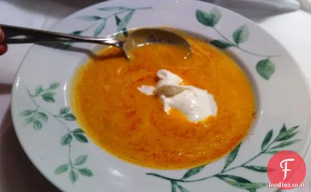 Zuppa di porri e carote