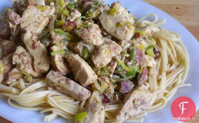 Pollo e porri