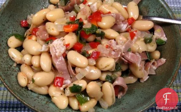 Fagioli Bianchi con Prosciutto e Salvia