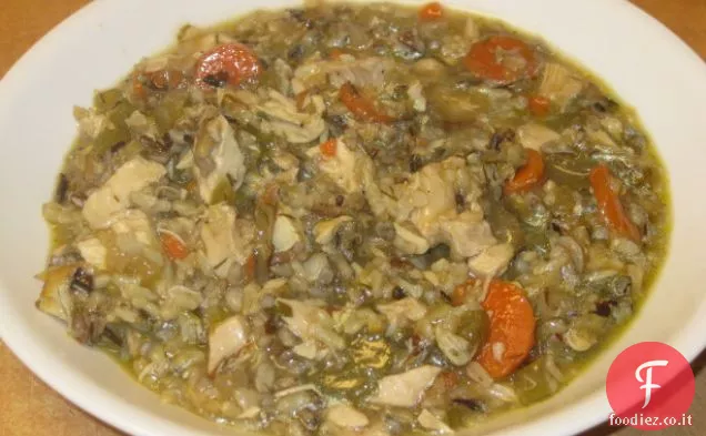 Sarasota's Minnesota Tacchino, funghi e zuppa di riso selvatico