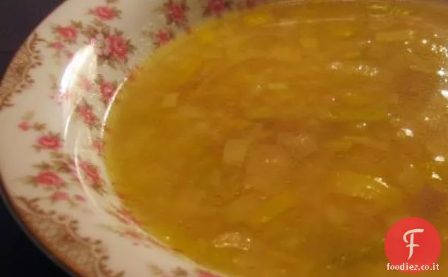 Potage De La Concierge (porro e zuppa di patate)