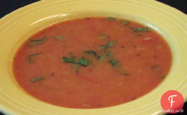 Crema fresca di Zuppa di Pomodoro con Basilico-Ww 2 Punti