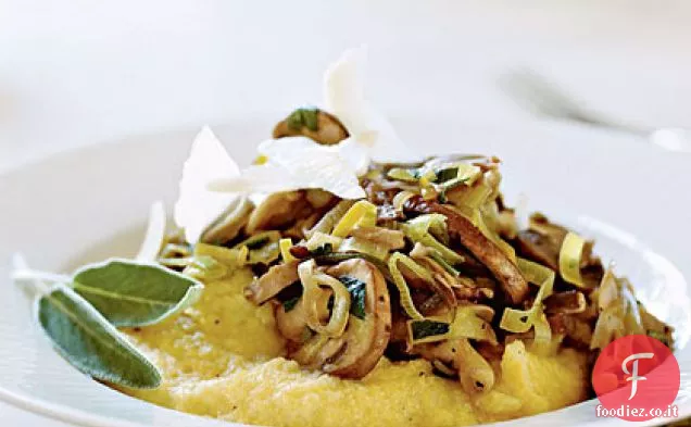 Polenta morbida con Sauté di Funghi selvatici