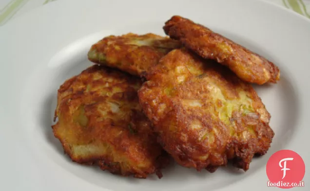 Frittelle di porri e noci
