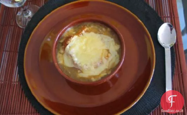 Tre zuppa di cipolle
