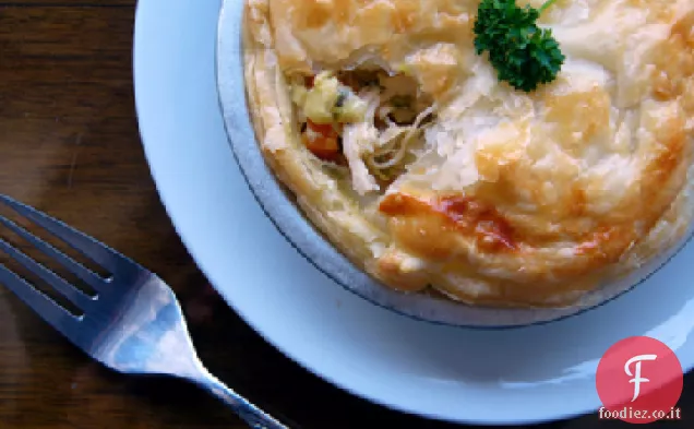 Torta di pollo e porro