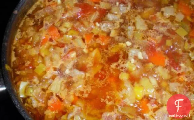 Zuppa di salsiccia e finocchio