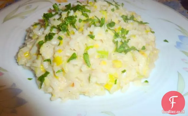 Risotto cremoso al porro