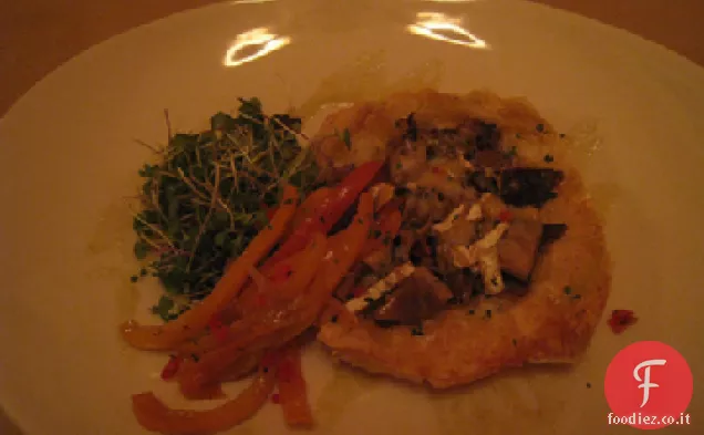 Crostata di funghi rustici