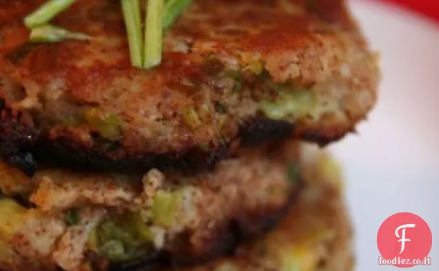Frittelle di porri (Prassokeftedes)